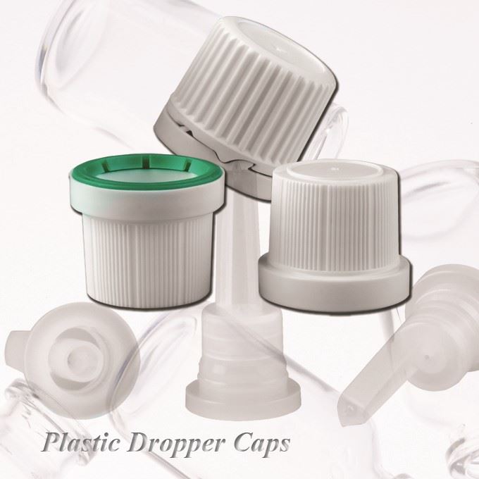 Plastic Caps for Dropper Bottles